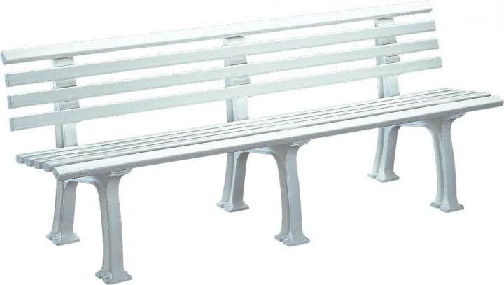 Blome Bank Mod. Juist 4 Sitzer weiß 200 cm