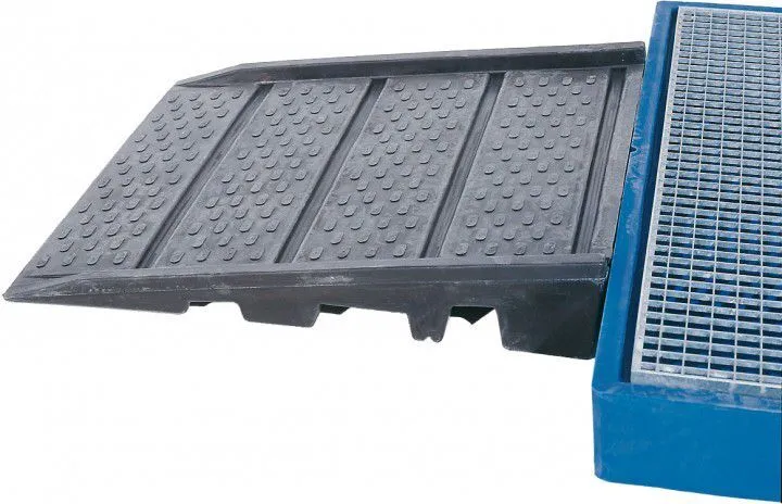 Asecos Auffahrrampe aus PE 900 x 940 H 150