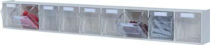 Hünersdorff Klarsicht Elemntt 9 Sbl. PS glasklar, lichtgrau