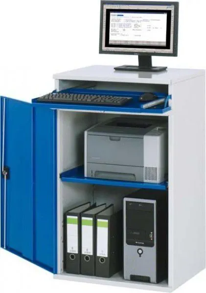 RAU Computer-Schrank 650x520x1060 7035/5010