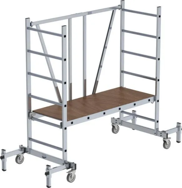 Günzburger Klappgerüst mit Teleskopausleger