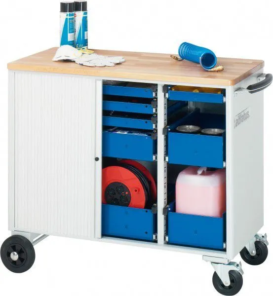 RAU Werkstattwagen B1000 BP 8SL grau/blau