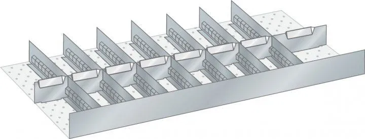 LISTA Trennwände 16tlg. 1000mm breit