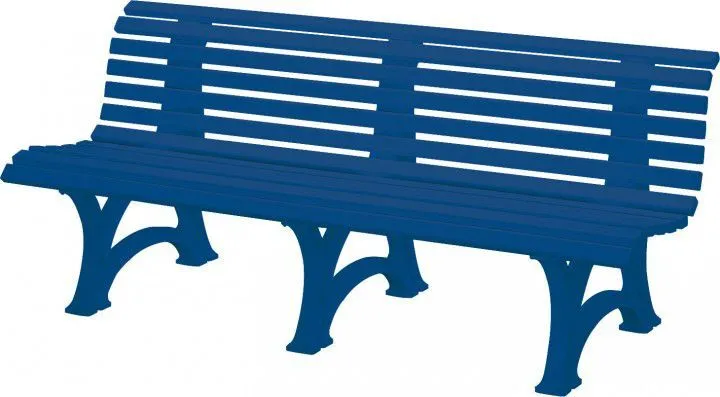 Blome Bank Mod. Borkum 4 Sit blau 200 cm