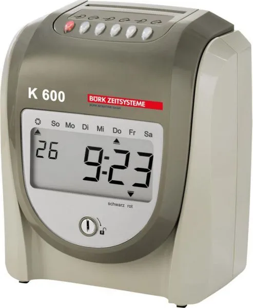 Bürk Mobatime Zeiterfassungsgerät K 600