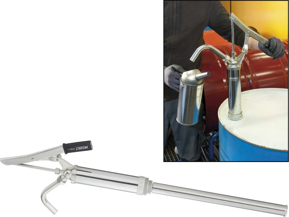 HAZET Handpumpe mit Teleskop-Saugrohr 16 l/min. 2163-1