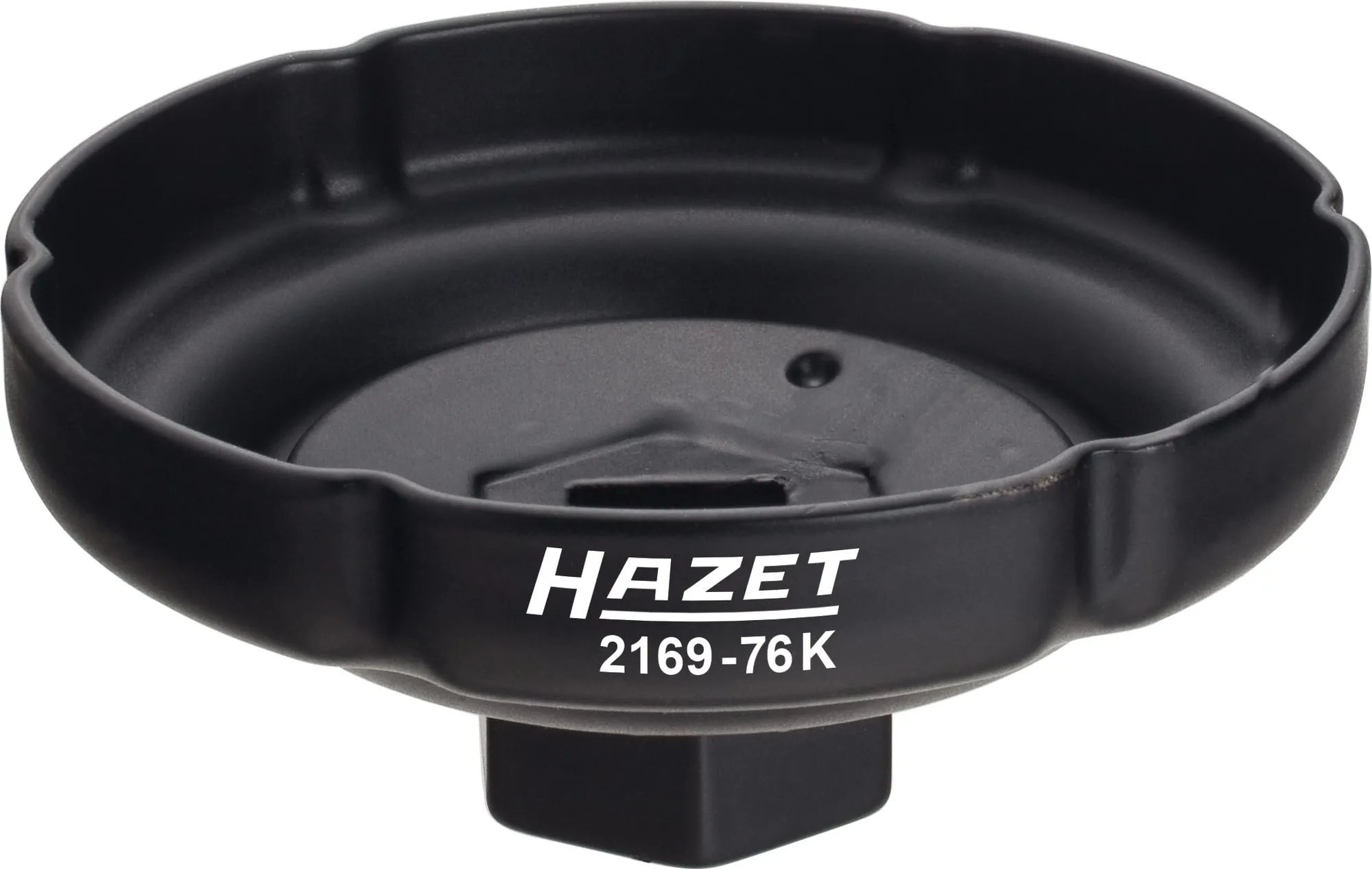 HAZET Ölfilter-Schlüssel Vierkant hohl 12,5mm 1/2 Zoll Rillenprofil 2169-76K