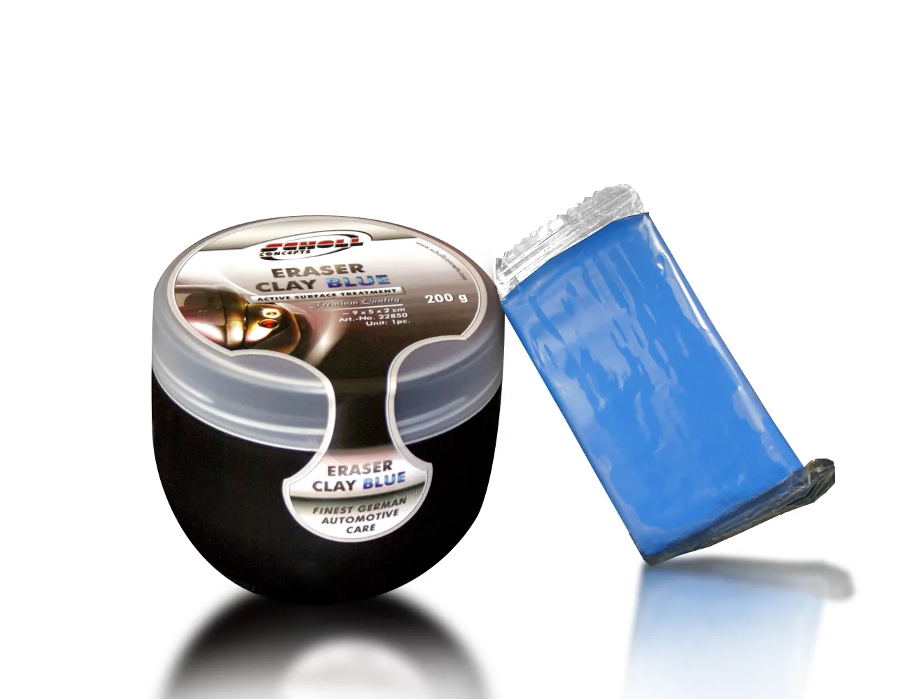 SCHOLL Knet & Clean Knetmasse blau in Dose oder lose