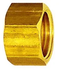 RIEGLER Sechskant-Überwurfmutter G 1/4 für Tülle 9 SW17 Messing