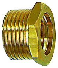 RIEGLER Reduziernippel kurz G 1/2 außen auf G 3/8 innen SW22