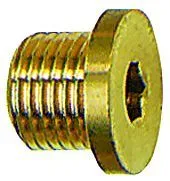 RIEGLER Verschlussschraube G1/2 Innensechskant SW 10 Länge 18/14 mm