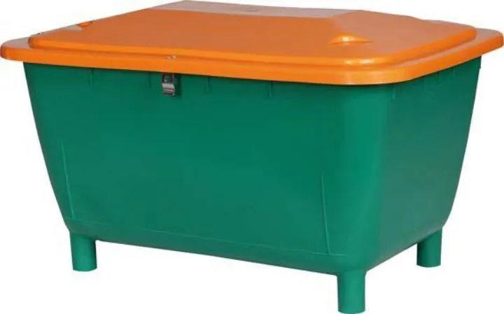 Streugutbehälter 220 L eckig ohne Entnahmerutsche