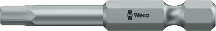 Wera Bit 1/4" DIN3126 E6,3 Hex 8,0x50mm zähh.