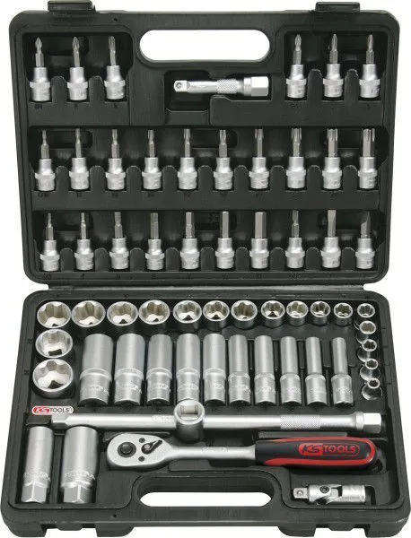 KS Steckschlüsselgarnitur 3/8" 61tlg.