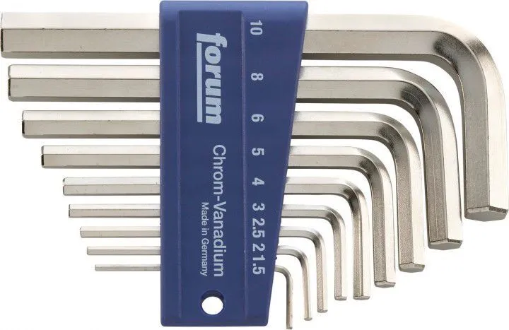 FORUM Winkelschraubendreher-Satz DIN911E 1,5-10mm