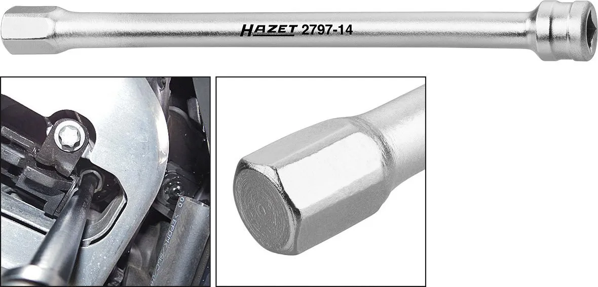 HAZET Scheinwerfer-Einstellwerkzeug 10mm 3/8 Zoll Innen-Sechskant 14 2797-14