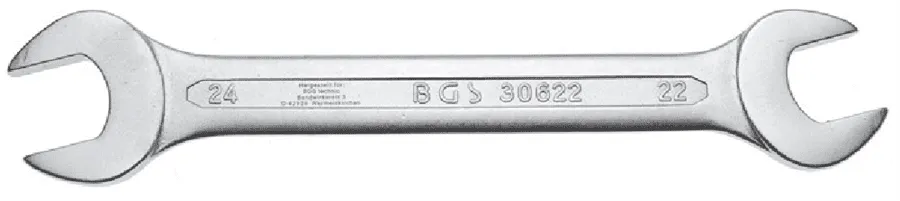 BGS Doppel-Maulschlüssel | SW 22x24 mm – 30622