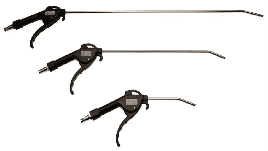 BGS DIY Druckluft-Ausblaspistolen-Satz | 110 / 300 / 500 mm | 3-tlg. – 3294