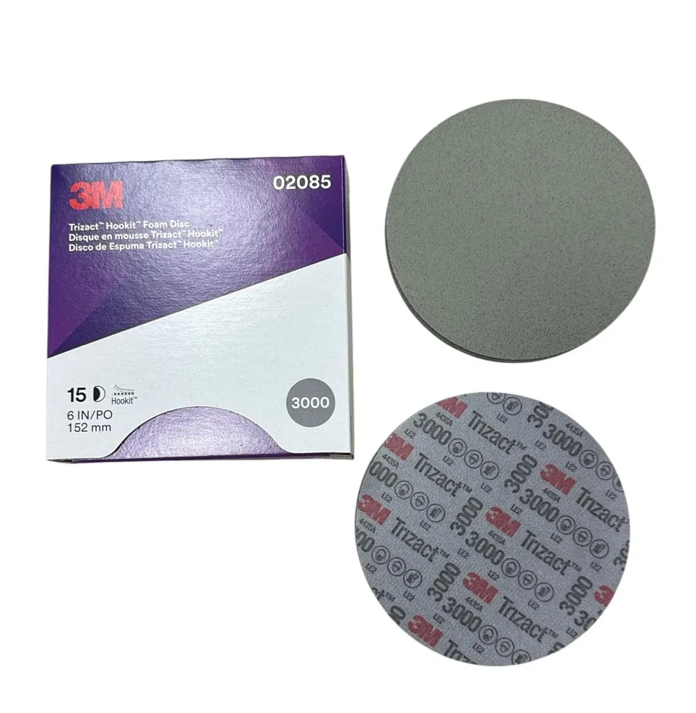 3M™ 02085 (vorm. 50414) 15x Trizact™ Schleifscheiben 443SA grau 150mm P3000