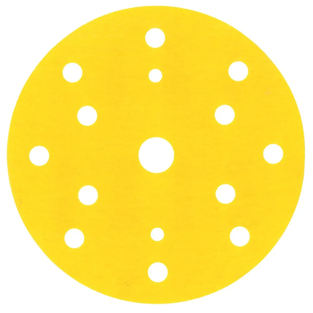 3M™ 100X Hookit™ Gold Schleifscheiben 255P+ 15 Loch Exzenterscheiben