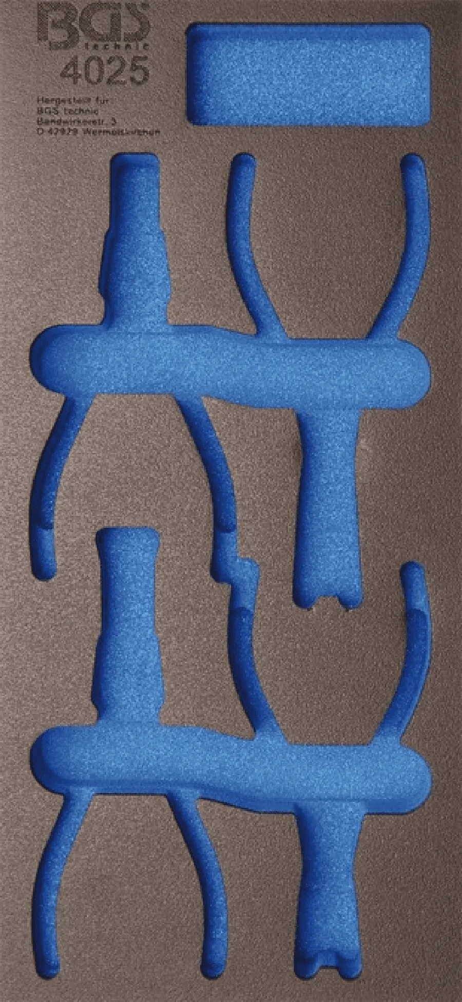 BGS Werkstattwageneinlage 1/3 | leer | für Art. 4025 – 4025-1