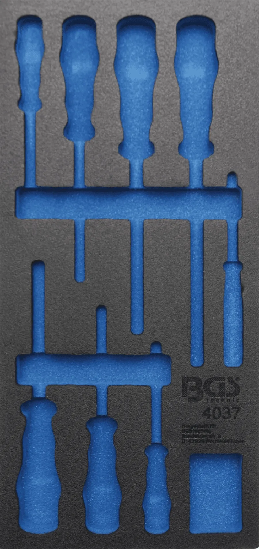 BGS Werkstattwageneinlage 1/3 | leer | für Art. 4037 – 4037-1