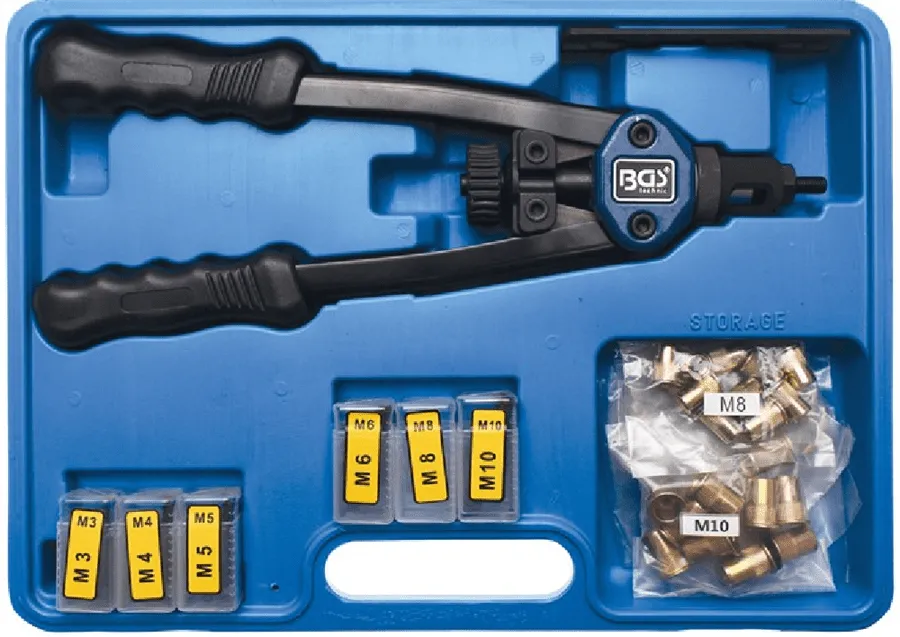 BGS Nietmutternzangen-Satz | M3 - M10 | 68-tlg. – 408