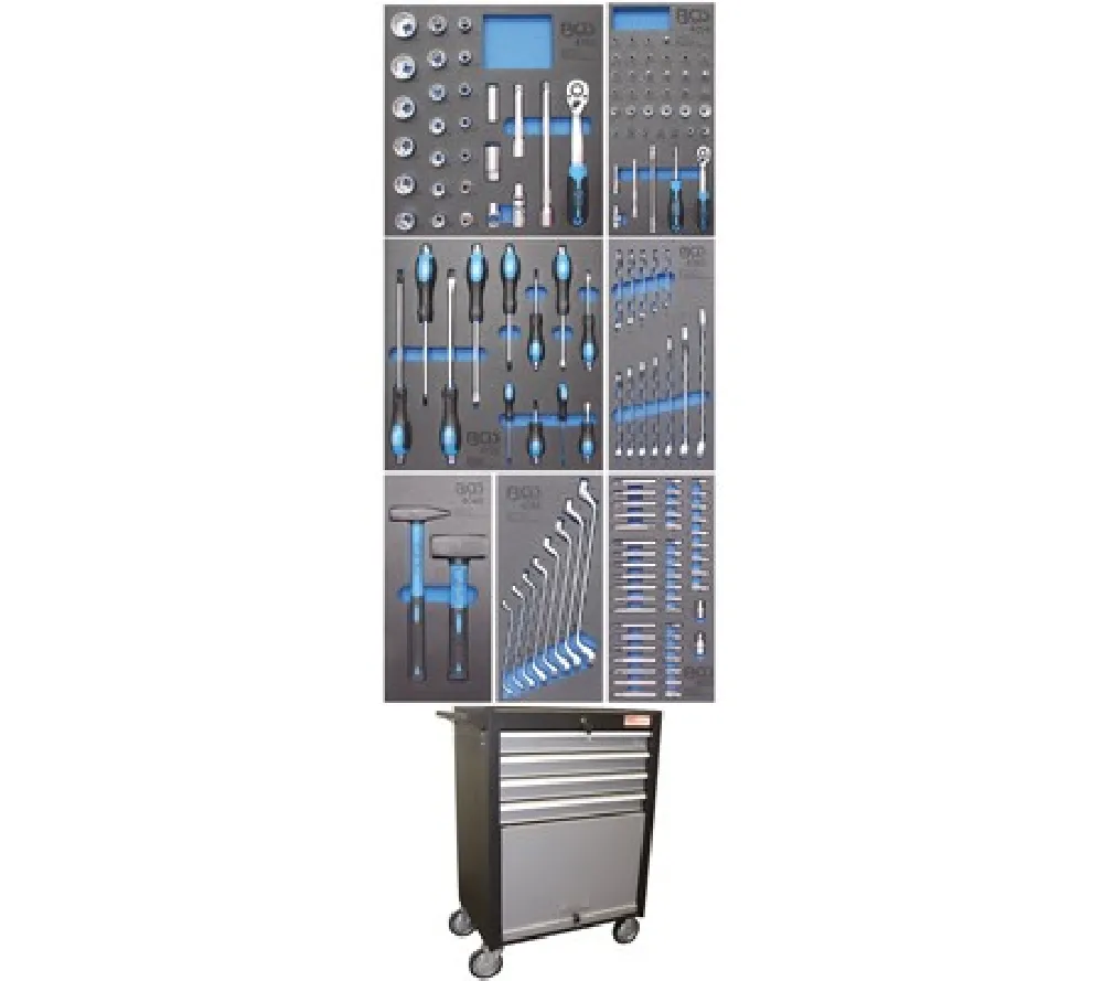 BGS Werkstattwagen "Azubi" | mit 151 Werkzeugen – 4086