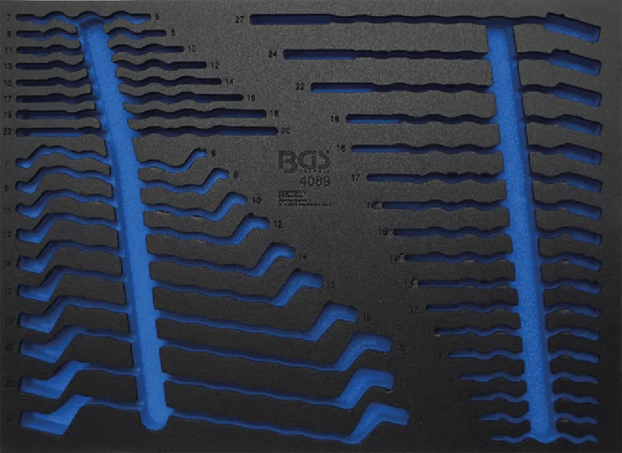 BGS 4089-1 Werkstattwageneinlage 3/3 leer für Art. 4089