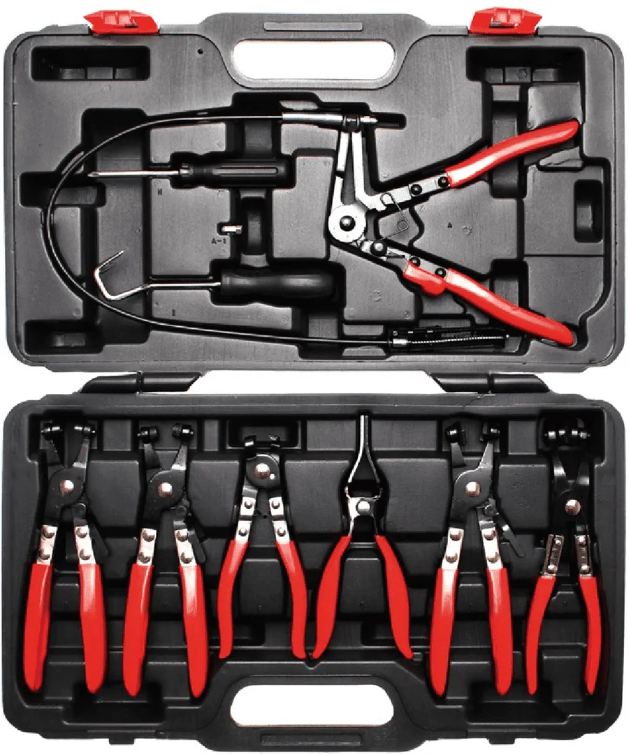 BGS DIY Schlauchklemmenzangen-Satz | 10-tlg. – 421