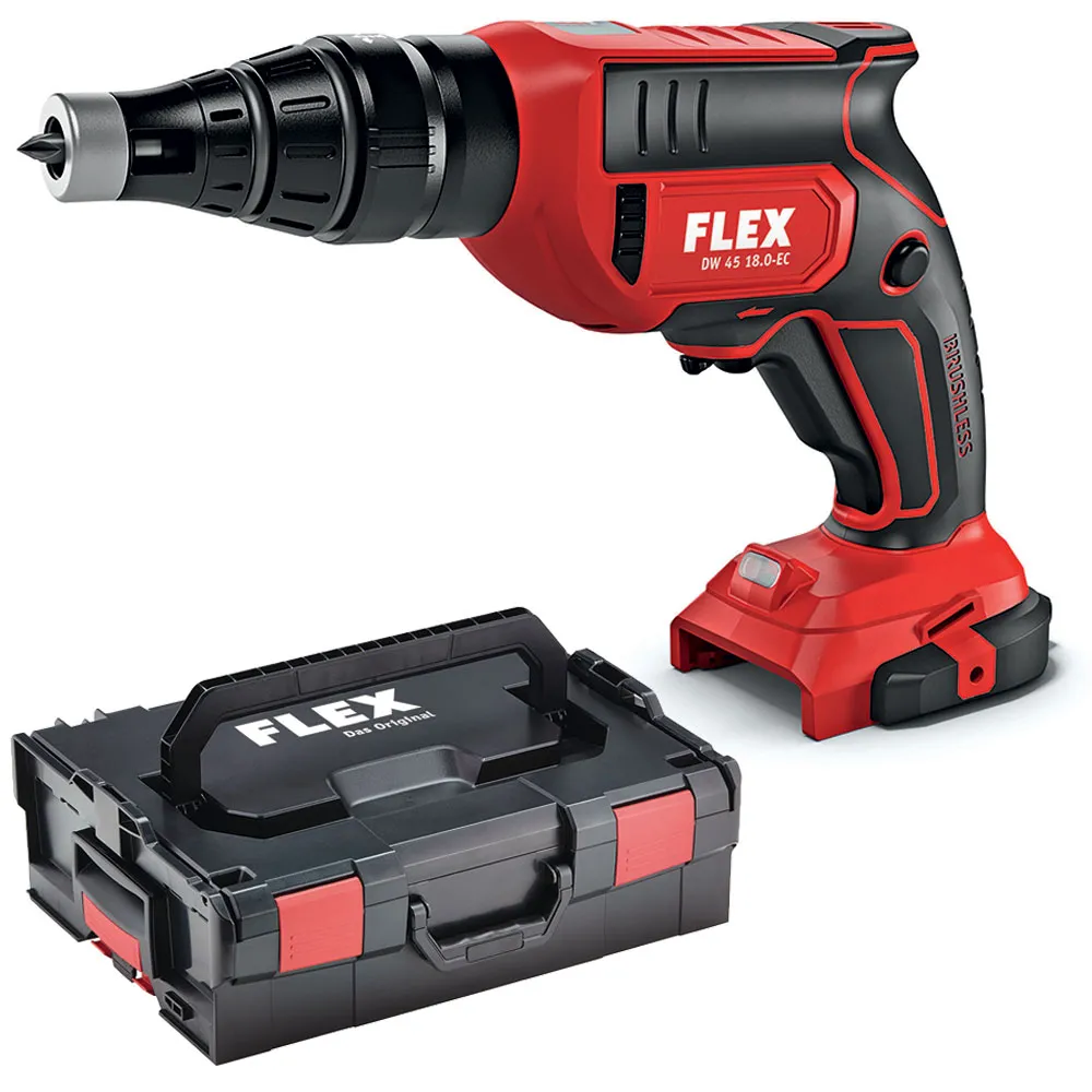 FLEX Akku Trockenbauschrauber DW 45 18 EC LBOXX ohne Akkus ohne LG 447.757
