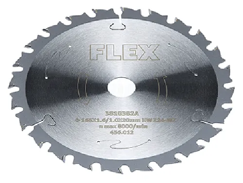 FLEX Kreissägeblatt D165x1,6/1,0x20 HM Z=24 WZ 456012
