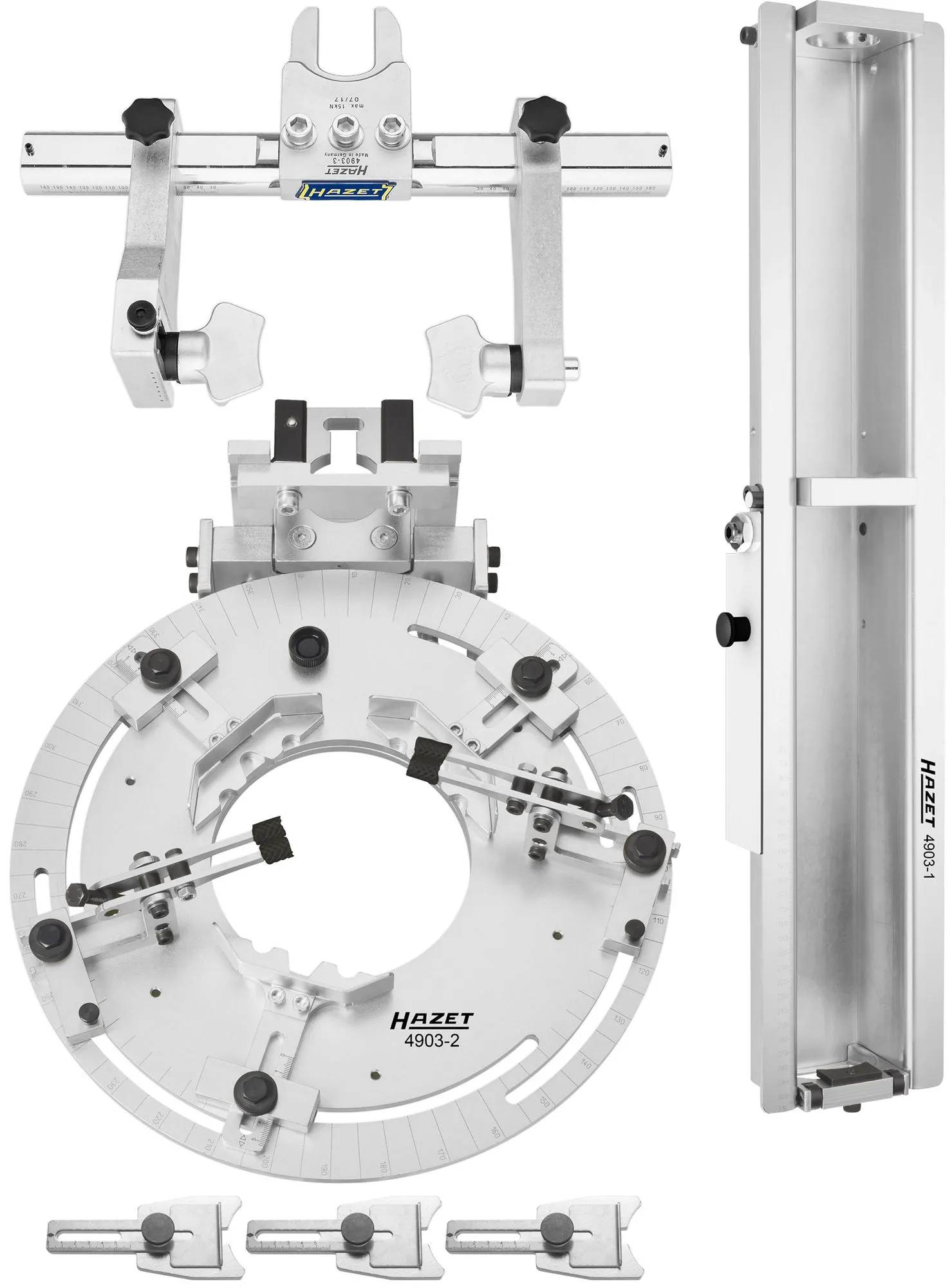 HAZET Stationärer Universal-Federspanner 3-teilig 4903/3