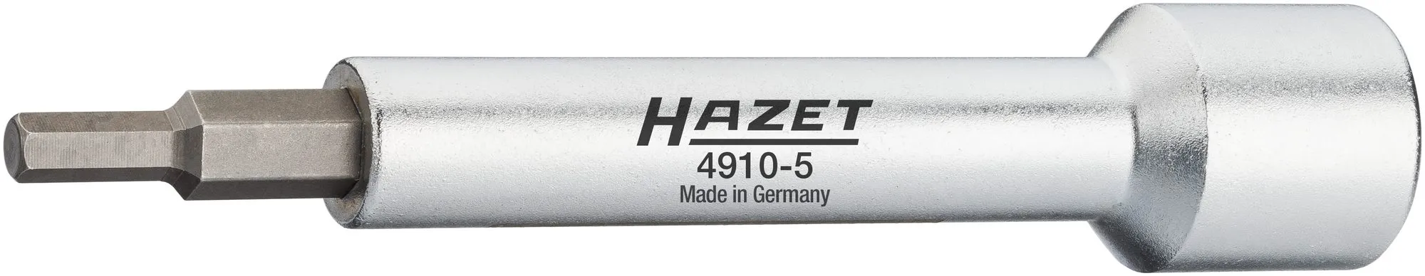 HAZET Verlängerung Vierkant hohl 12,5mm 1/2 Zoll Innen-Sechskant Profil 5 4910-5