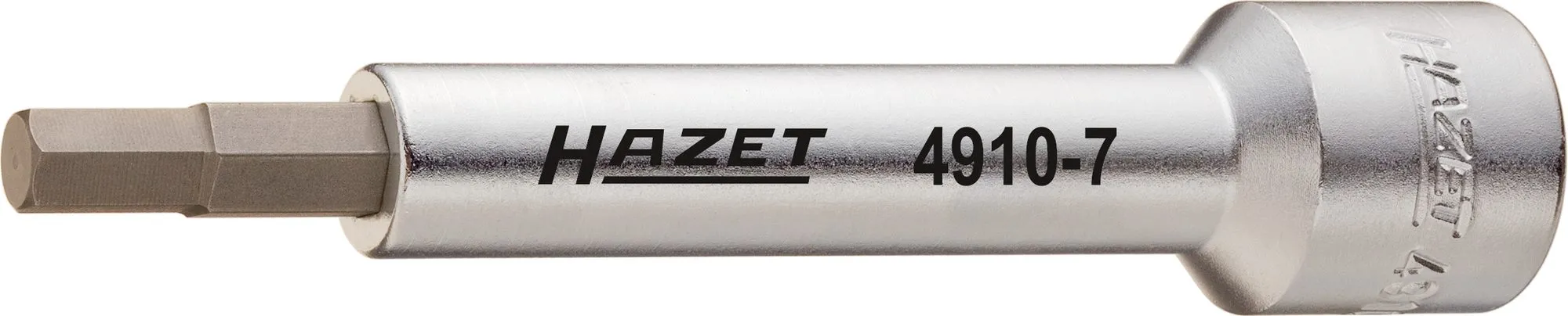 HAZET Verlängerung Vierkant hohl 12,5mm 1/2 Zoll Innen-Sechskant Profil 8 4910-8