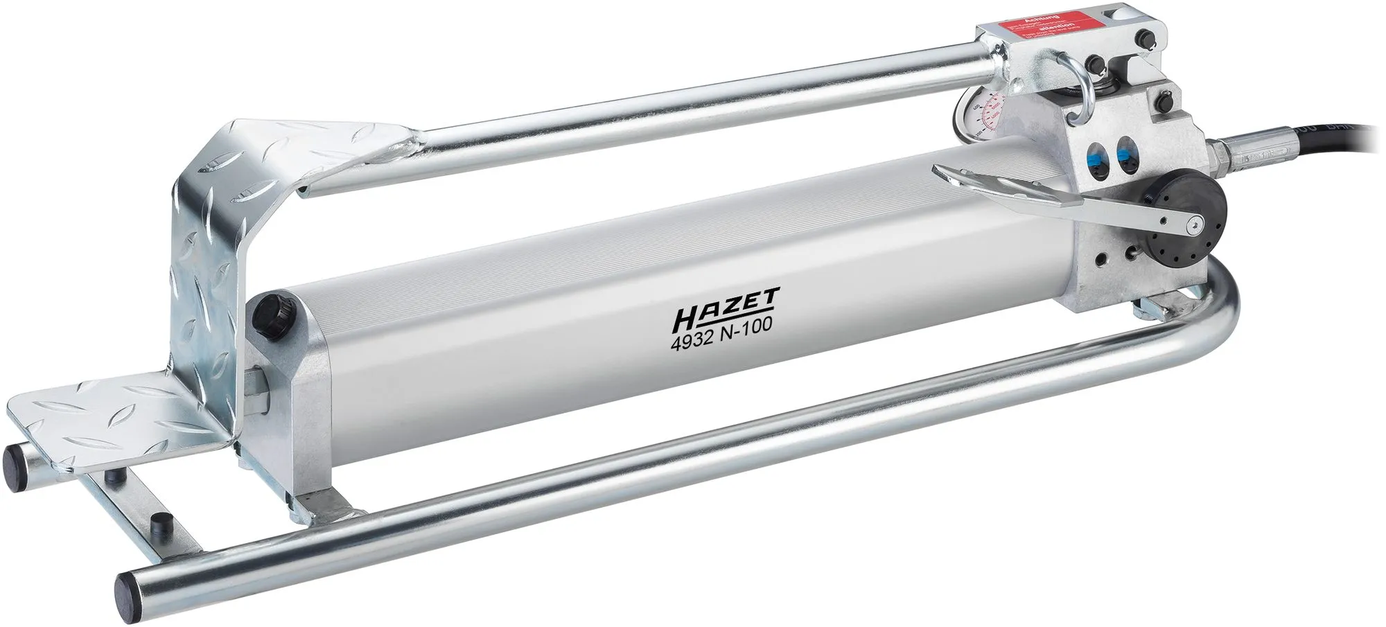 HAZET Hydraulik-Fußpumpe mechanisch doppelstufig 4932N-100