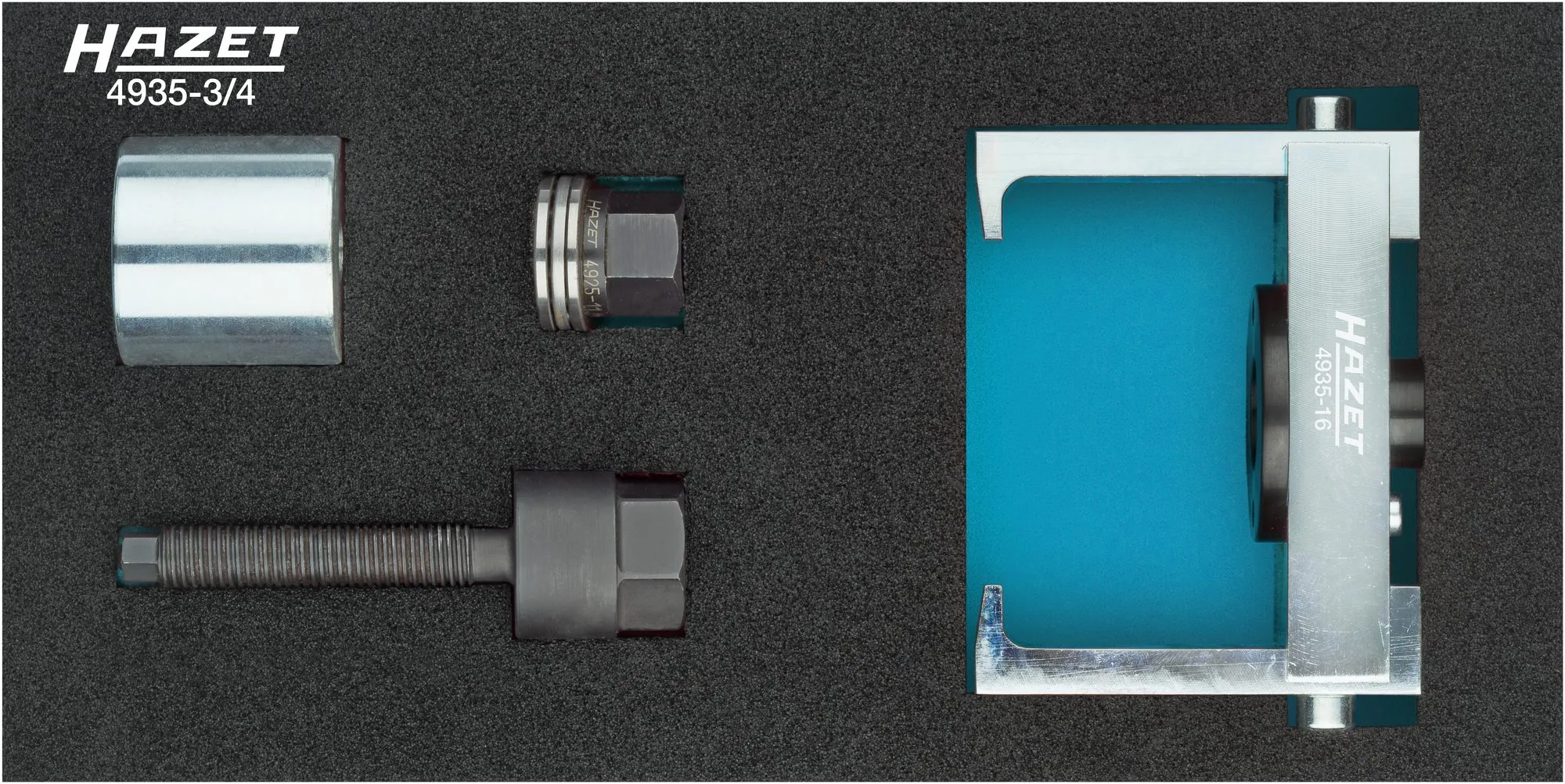 HAZET Radnaben Betätigungswerkzeug-Satz 4-teilig 4935-3/4