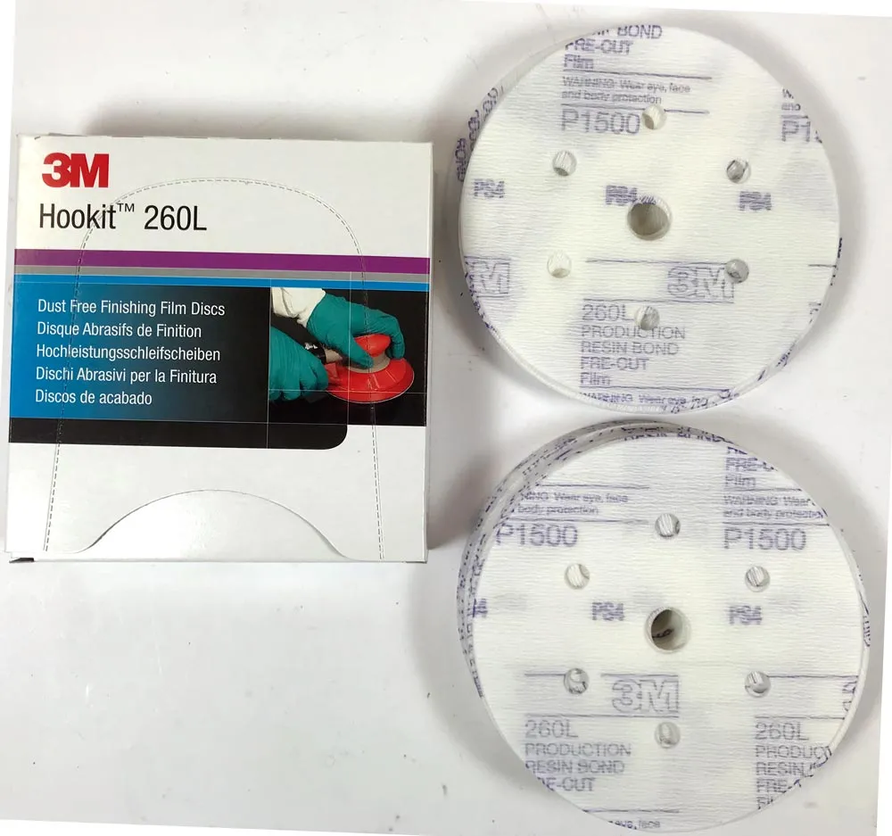 3M™ 50238 Hookit™ 50x 260L+ Purple Schleifscheiben 7L 150mm P1500
