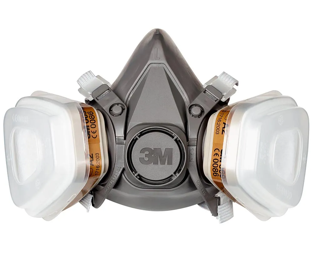 3M™ Lackiermaske Halbmaske Set Serie 6000 A2 P3 Größe M 50684 + Zubehör