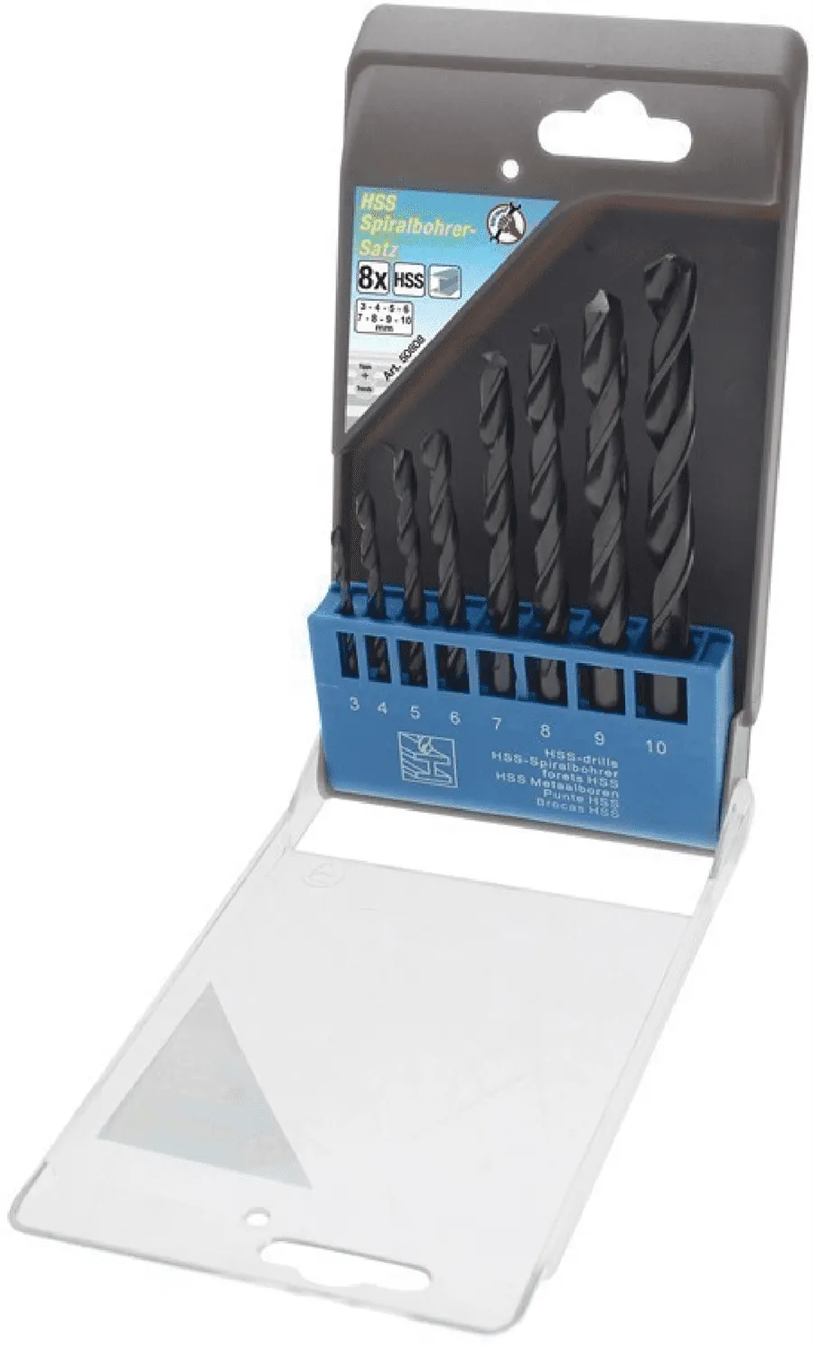 BGS DIY HSS-Spiralbohrer-Satz | 3 - 10 mm | 8-tlg. – 50808