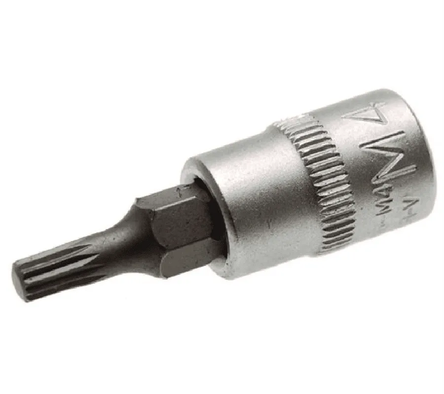 BGS Bit-Einsatz | 6,3 mm (1/4") | Innenvielzahn (für XZN) M4 – 5105-M4