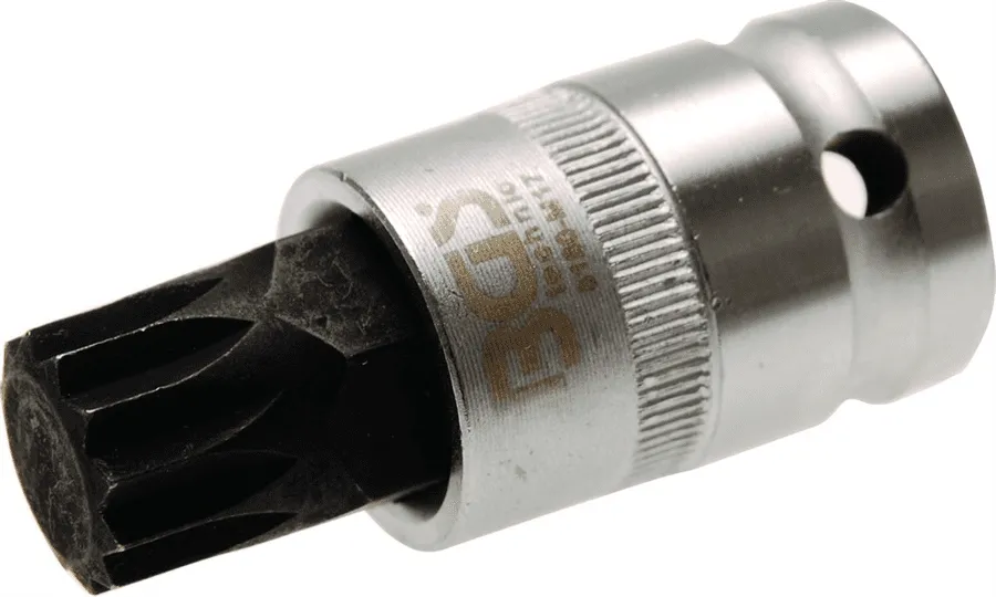 BGS Bit-Einsatz | 12,5 mm (1/2") | Innenvielzahn (für XZN) M17 – 5180-M17