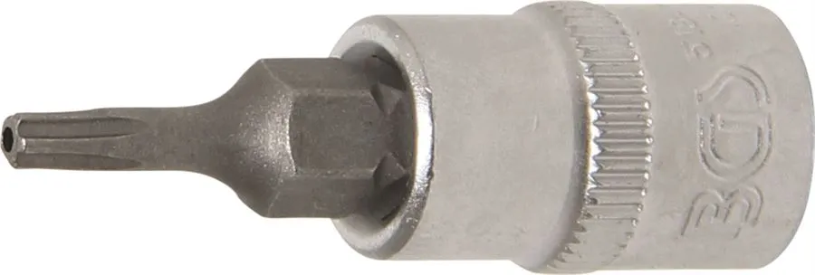 BGS Bit-Einsatz | 6,3 mm (1/4") | TS-Profil (für Torx Plus) mit Bohrung TS10 – 5184-TS10