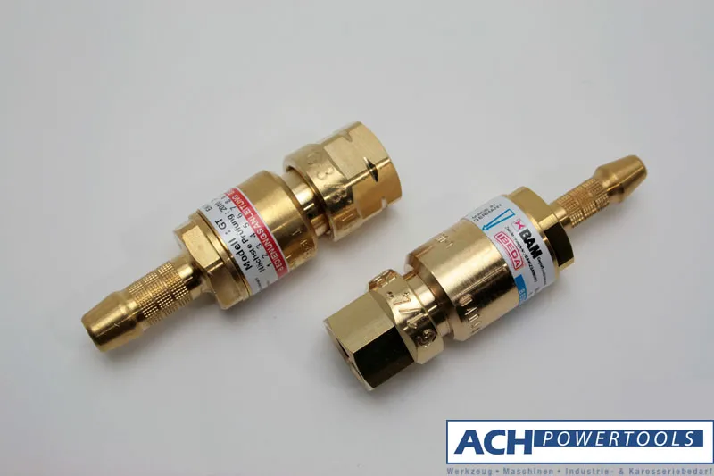 ACH Sicherung Brenner GT Sauerstoff 1/4re Tülle 9mm EN 730 525000A