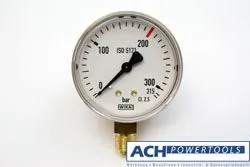 ACH Ersatzmanometer 1/4" ISO 5171 Inhaltsmanometer neutral 0 - 315 bar 525074