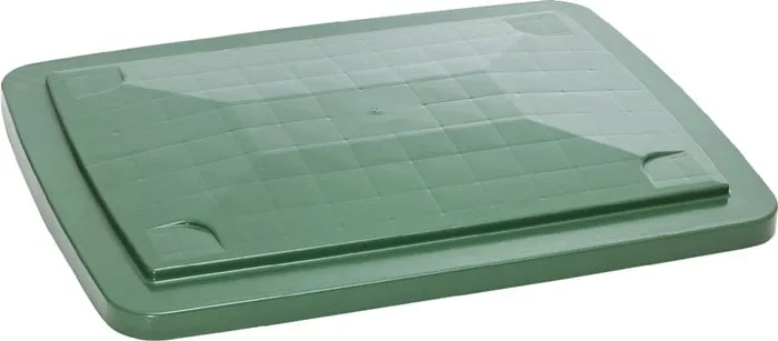 Deckel L945xB725mm grün HD-Polyethylen f.Transportbehälter 400l CRAEMER