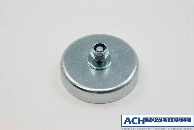 ACH Topfmagnet (Ø63mm h=14mm) mit Mutter M8 für Tischbefestigungen 617546