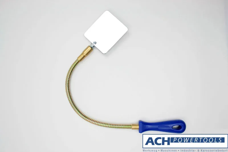 ACH Handschweißspiegel mit Griff und flex. Metallschlauch mit Spiegel 80x70x1,5 mm 618010
