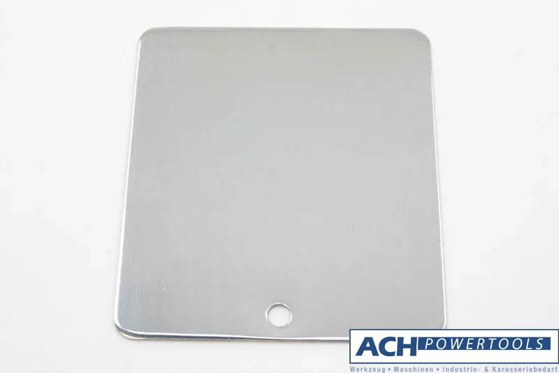 ACH Ersatz Spiegelblätter Edelstahl VA 80x70x0,8mm 10er Pack 618450