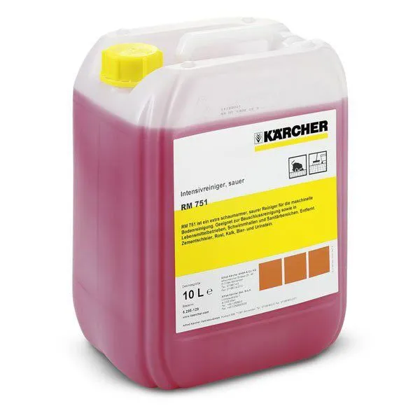 Bodengrundreiniger Kärcher RM 751 sauer (Inhalt: 10 Liter - 8.79 € / 1 Liter)
